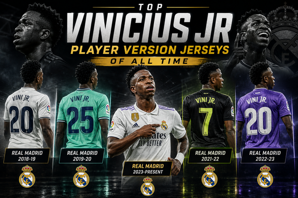 Top Vinicius Jr Player Version Jerseys of All Time